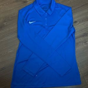 Nike dri-FIT royal blue shirt